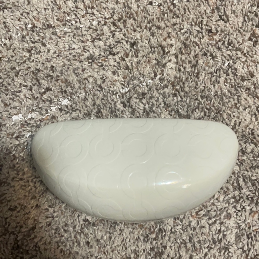 White Coach Sunglasses Case